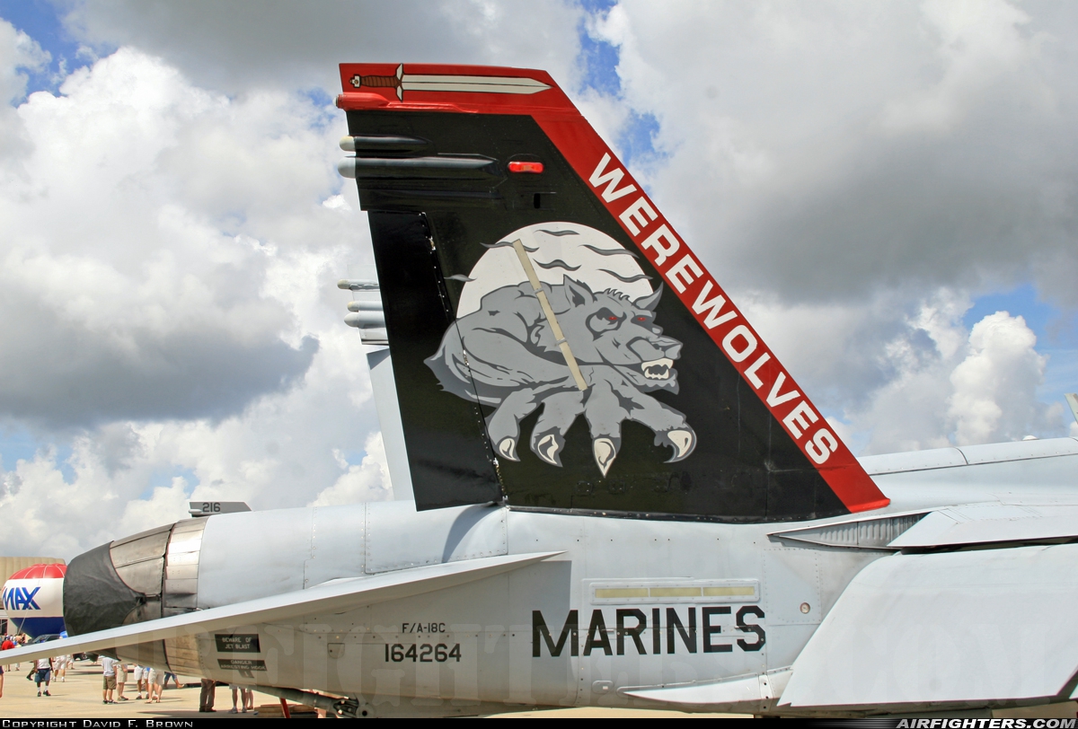 USA - Marines McDonnell Douglas F/A-18C Hornet 164264 at Beaufort - Merritt Field (KNBC), USA