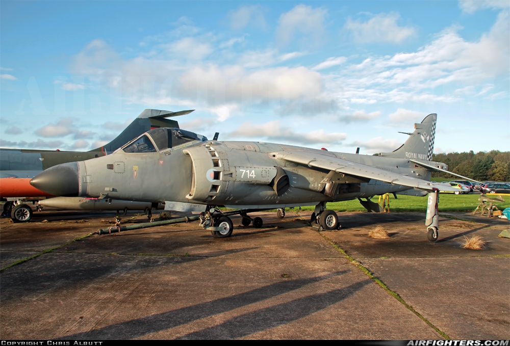 UK - Navy British Aerospace Sea Harrier FA.2 ZD610 at Bruntingthorpe, UK
