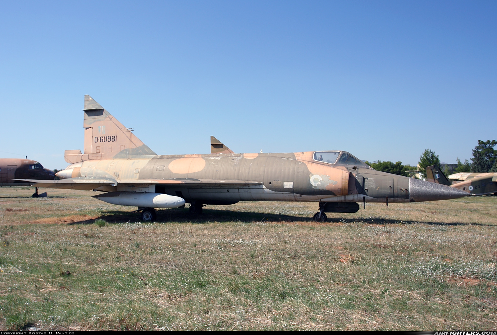 Greece - Air Force Convair F-102A Delta Dagger (8-10) 60981 at Elefsís (LGEL), Greece