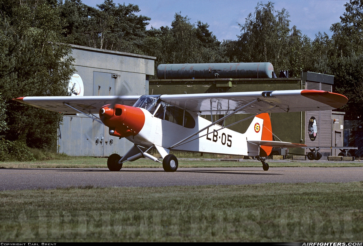 Belgium - Air Force Piper L-21B Super Cub (PA-18-135) LB-05 at Kleine Brogel (EBBL), Belgium