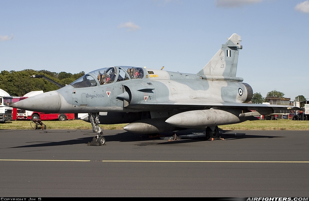 Greece - Air Force Dassault Mirage 2000BG 201 at Leuchars (St. Andrews) (ADX / EGQL), UK