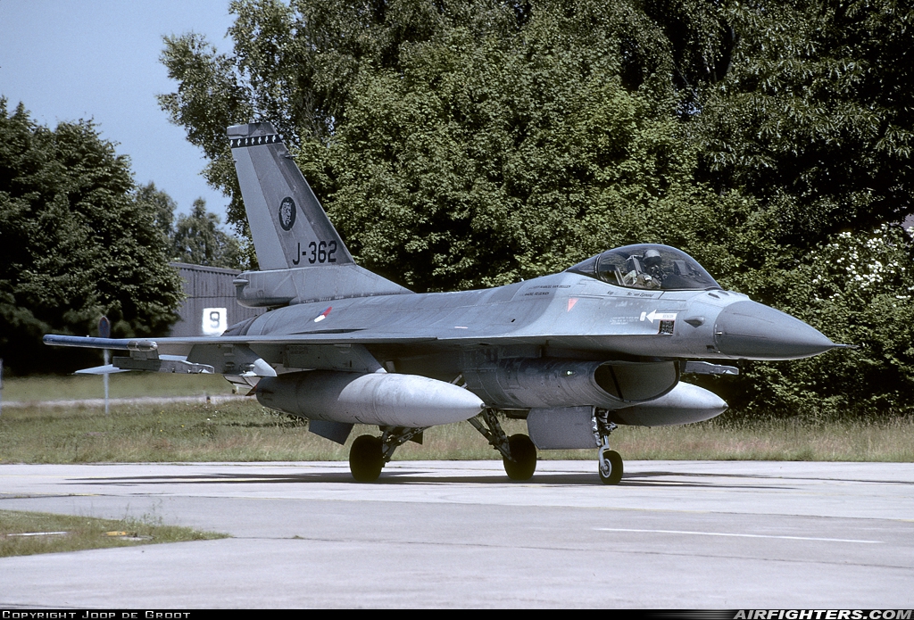 Netherlands - Air Force General Dynamics F-16AM Fighting Falcon J-362 at Hopsten (Rheine -) (ETNP), Germany