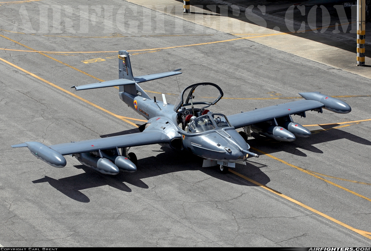 Colombia - Air Force Cessna A-37B Dragonfly FAC2183 at Natal - Augusto Severo (NAT / SBNT), Brazil