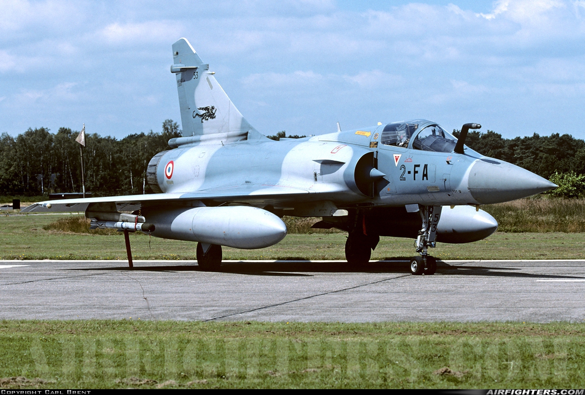 France - Air Force Dassault Mirage 2000-5F 53 at Kleine Brogel (EBBL), Belgium
