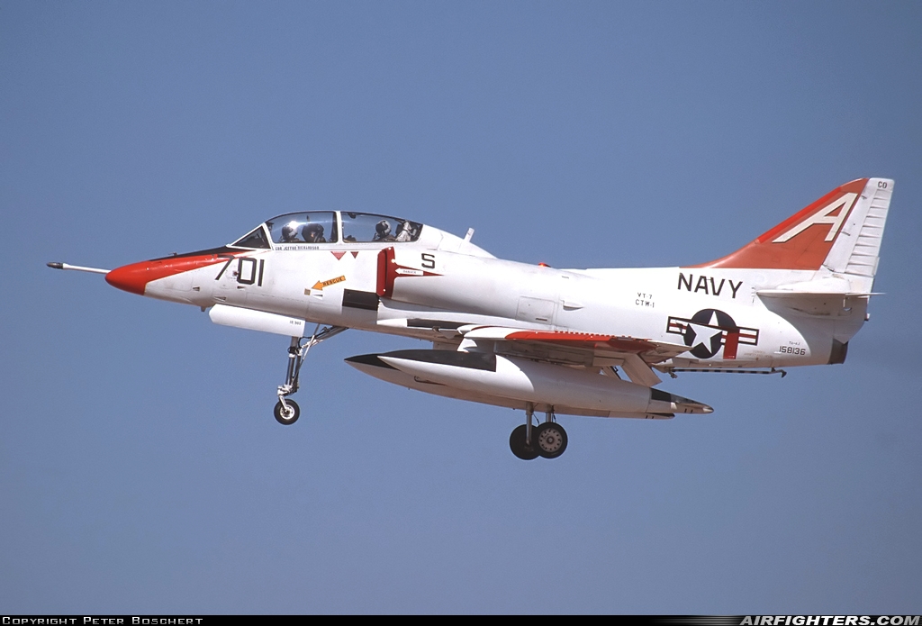 USA - Navy Douglas TA-4J Skyhawk 158136 at El Centro - NAF (NJK / KNJK), USA