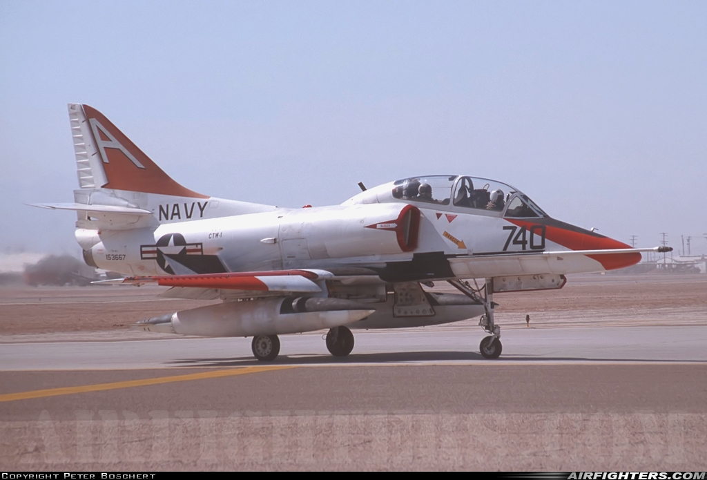 USA - Navy Douglas TA-4J Skyhawk 153667 at El Centro - NAF (NJK / KNJK), USA