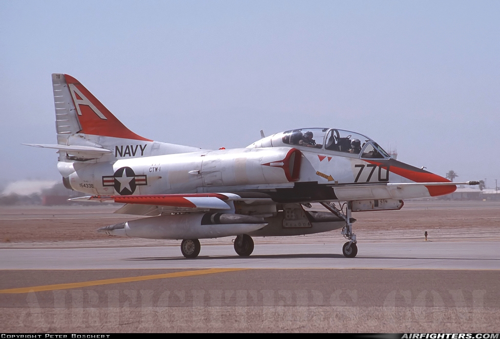 USA - Navy Douglas TA-4J Skyhawk 154338 at El Centro - NAF (NJK / KNJK), USA