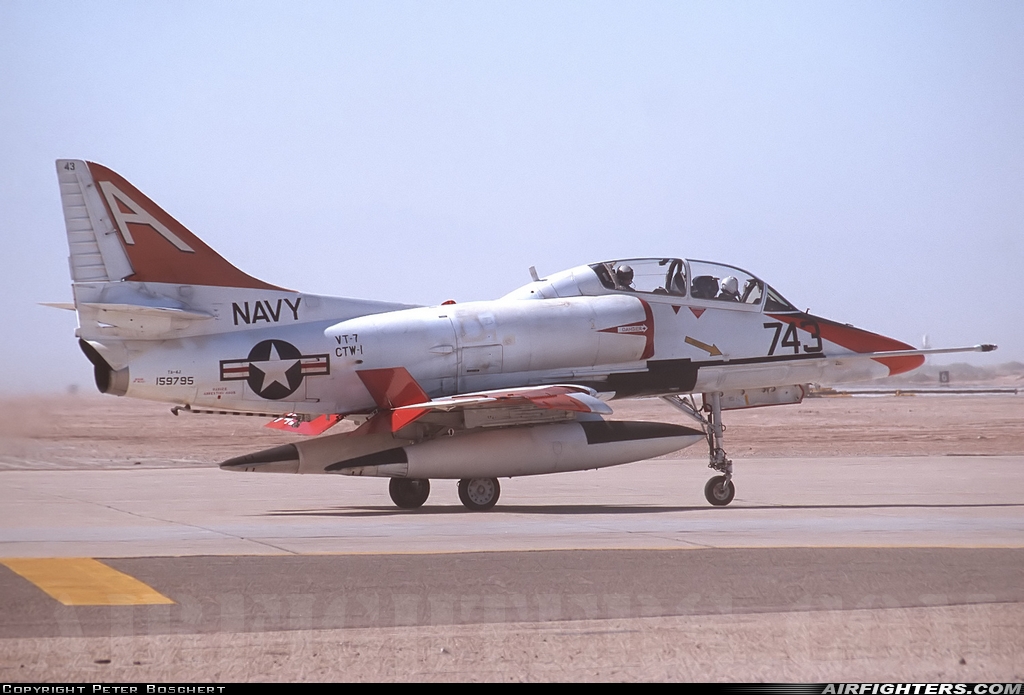 USA - Navy Douglas TA-4J Skyhawk 159795 at El Centro - NAF (NJK / KNJK), USA