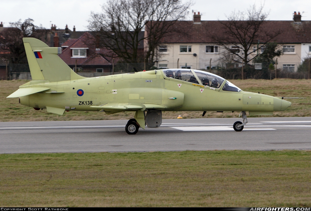 Company Owned - BAe Systems BAE Systems Hawk 132 ZK138 at Warton (EGNO), UK