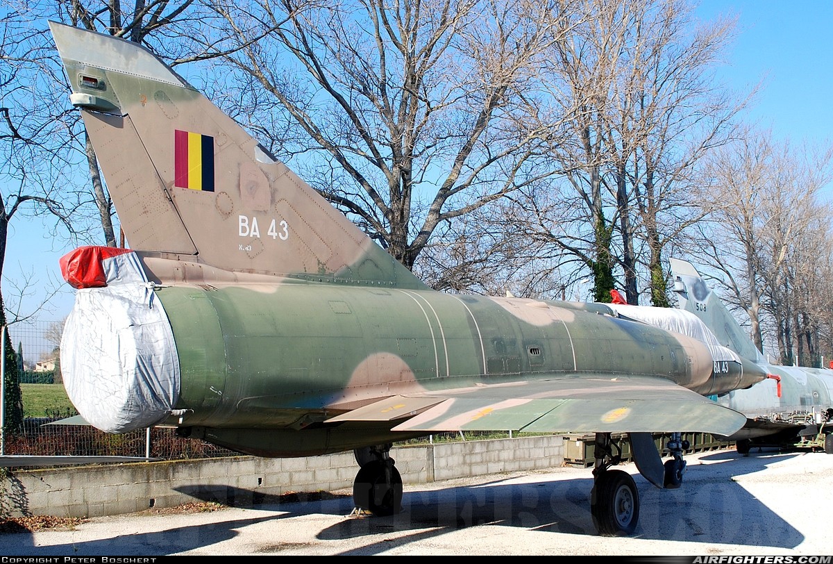 Belgium - Air Force Dassault Mirage 5BA BA43 at Off-Airport - Orange, France
