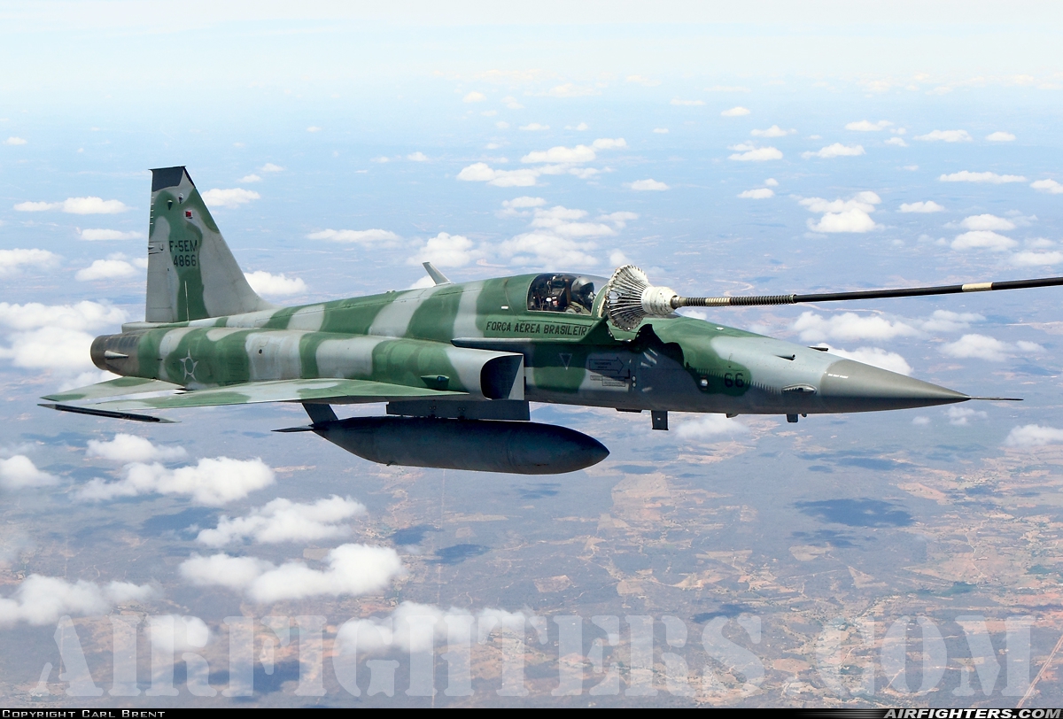 Brazil - Air Force Northrop F-5EM Tiger II 4866 at In Flight, Brazil