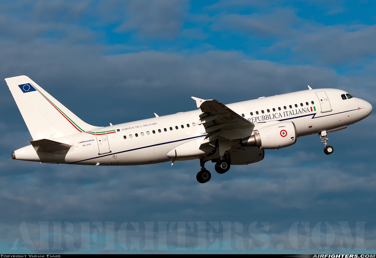 Italy - Air Force Airbus A319-115 CJ MM62174 at Verona - Villafranca (Valerio Catullo) (VRN / LIPX), Italy