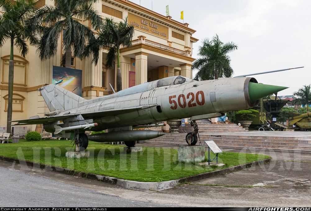 Vietnam - Air Force Mikoyan-Gurevich MiG-21PFM 5020 at Off-Airport - Hanoi, Vietnam