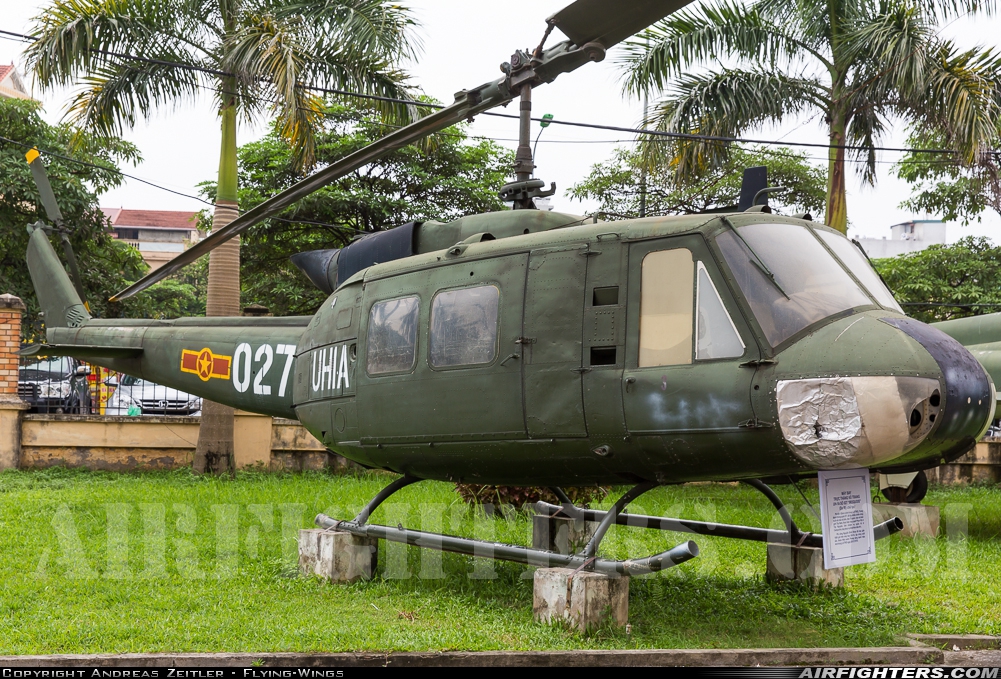 Vietnam - Air Force Bell UH-1A Iroquois (204) 027 at Off-Airport - Hanoi, Vietnam