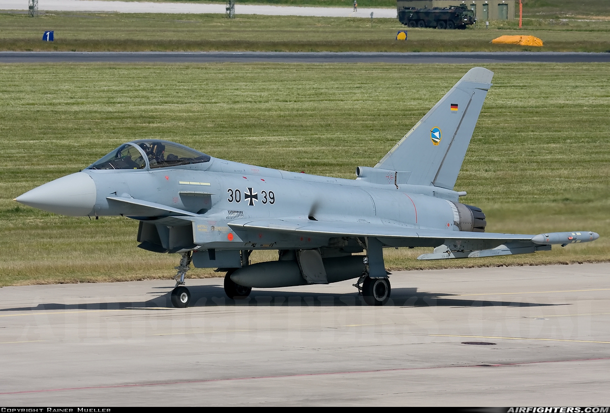 Germany - Air Force Eurofighter EF-2000 Typhoon S 30+39 at Rostock - Laage (RLG / ETNL), Germany