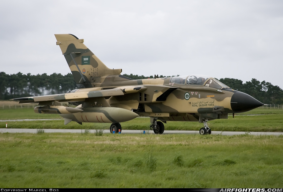 Saudi Arabia - Air Force Panavia Tornado IDS 7505 at Lossiemouth (LMO / EGQS), UK