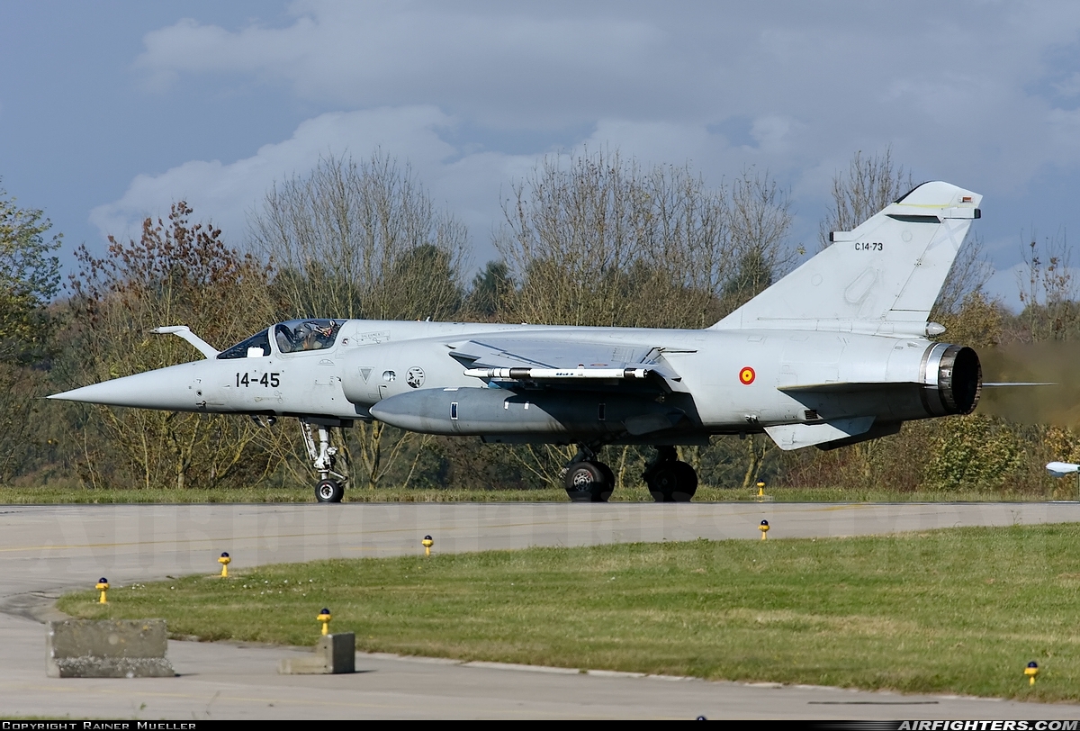 Spain - Air Force Dassault Mirage F1M C.14-73 at Florennes (EBFS), Belgium