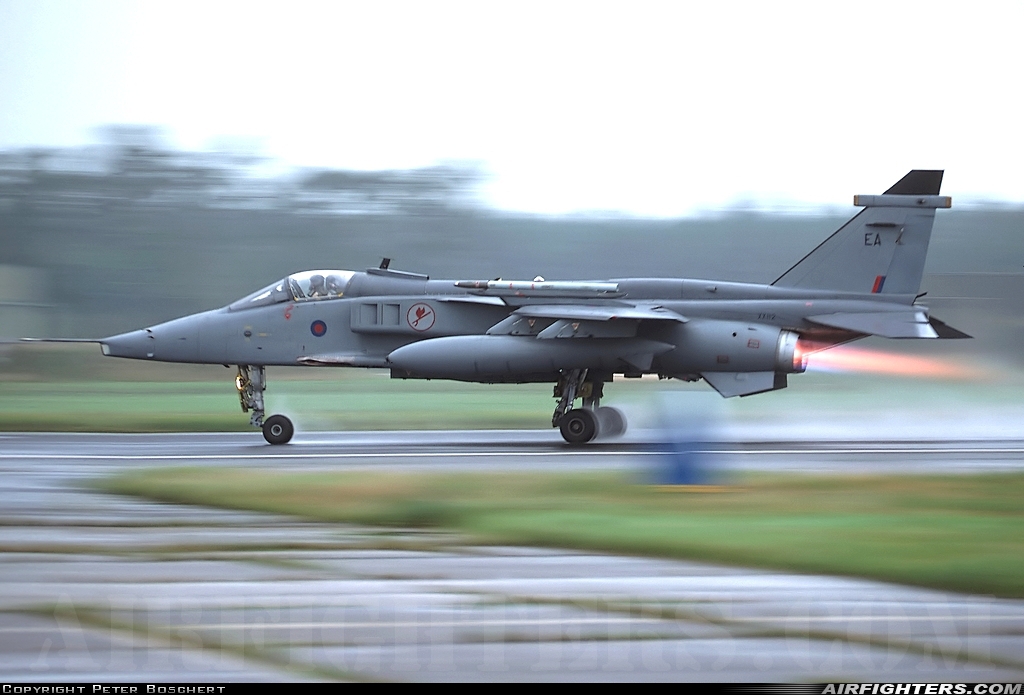 UK - Air Force Sepecat Jaguar GR3A XX112 at Jever (ETNJ), Germany