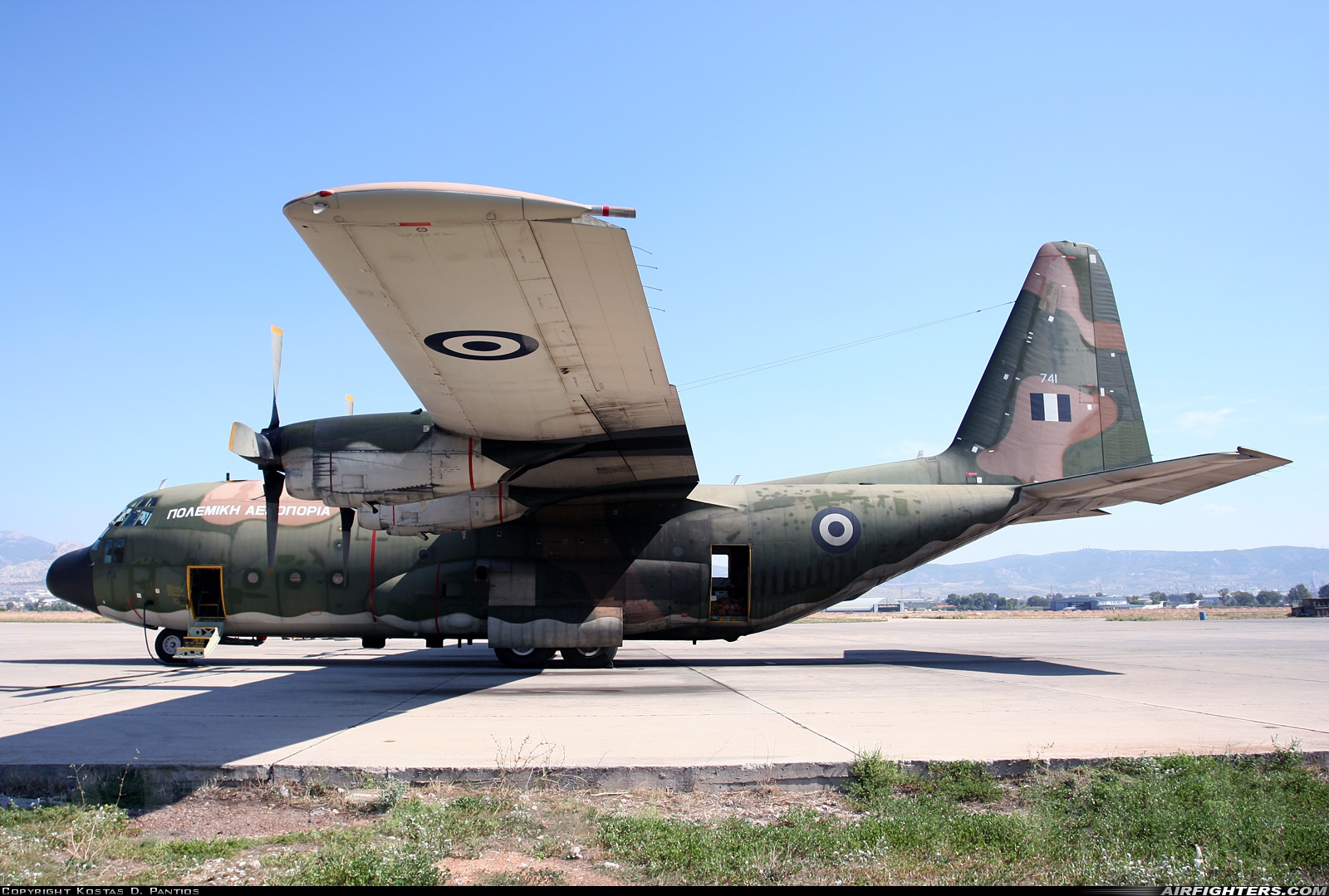 Greece - Air Force Lockheed C-130H Hercules (L-382) 741 at Elefsís (LGEL), Greece