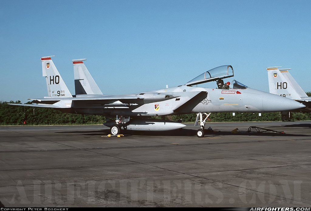USA - Air Force McDonnell Douglas F-15A Eagle 77-0109 at Wittmundhafen (Wittmund) (ETNT), Germany