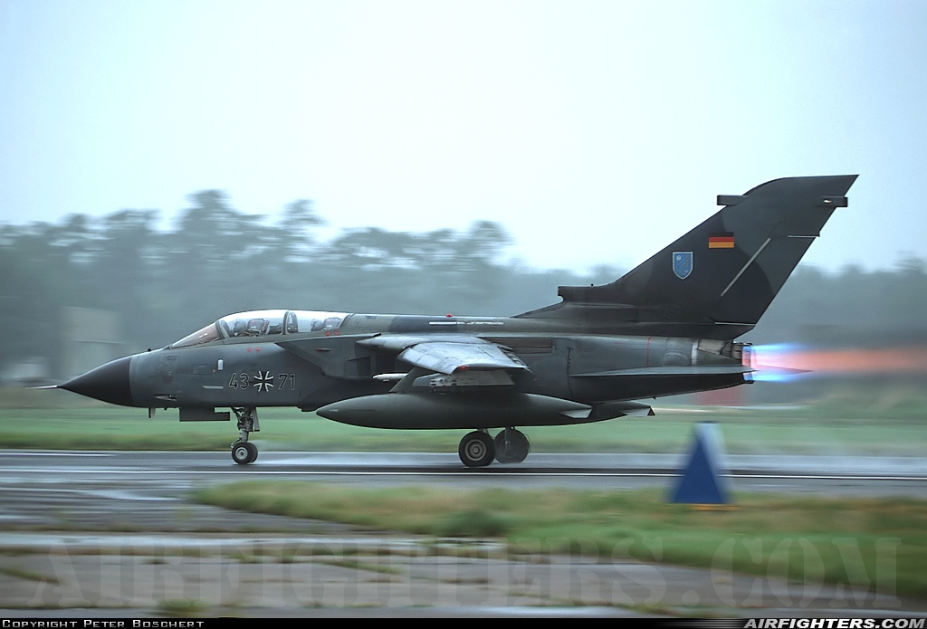 Germany - Air Force Panavia Tornado IDS 43+71 at Jever (ETNJ), Germany