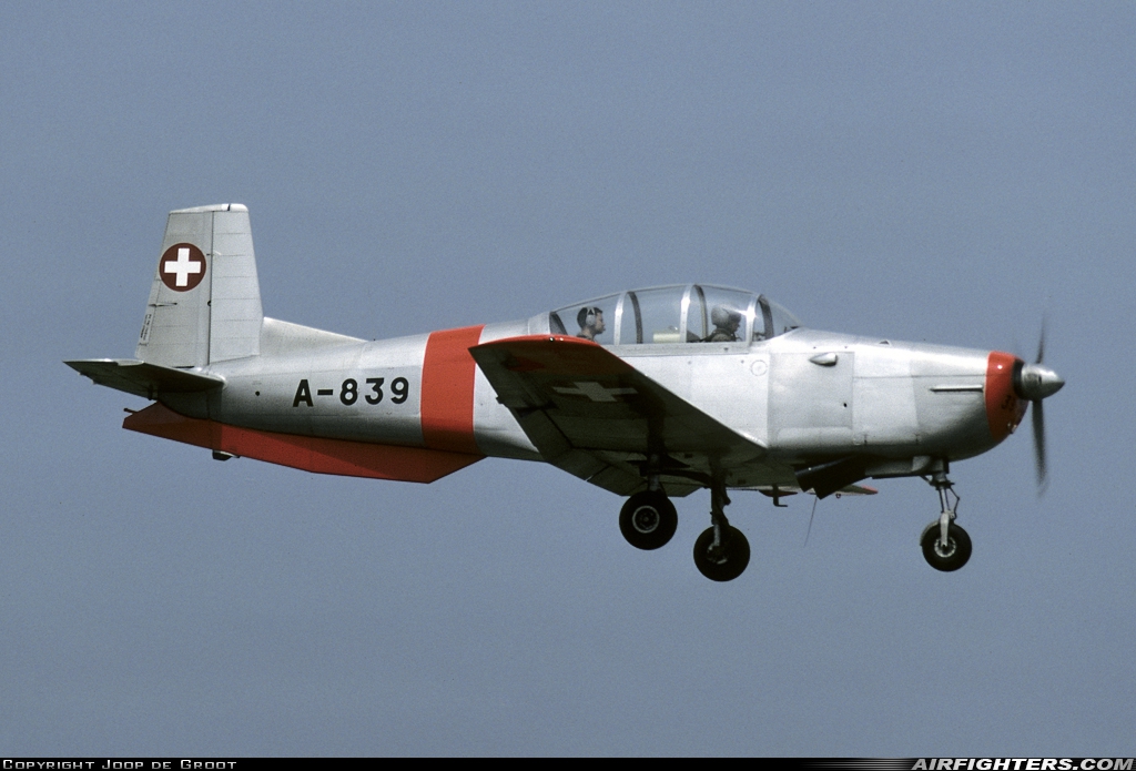 Switzerland - Air Force Pilatus P-3-05 A-839 at Emmen (EML / LSME), Switzerland
