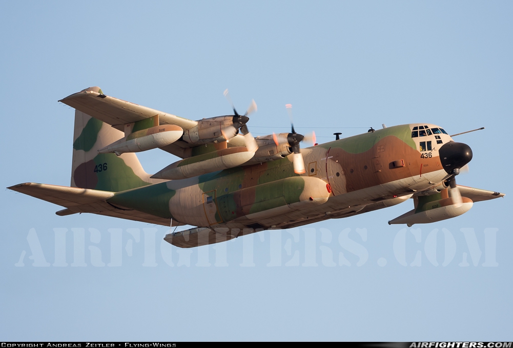 Israel - Air Force Lockheed KC-130H Karnaf (L-382) 436 at Beersheba - Hatzerim (LLHB), Israel