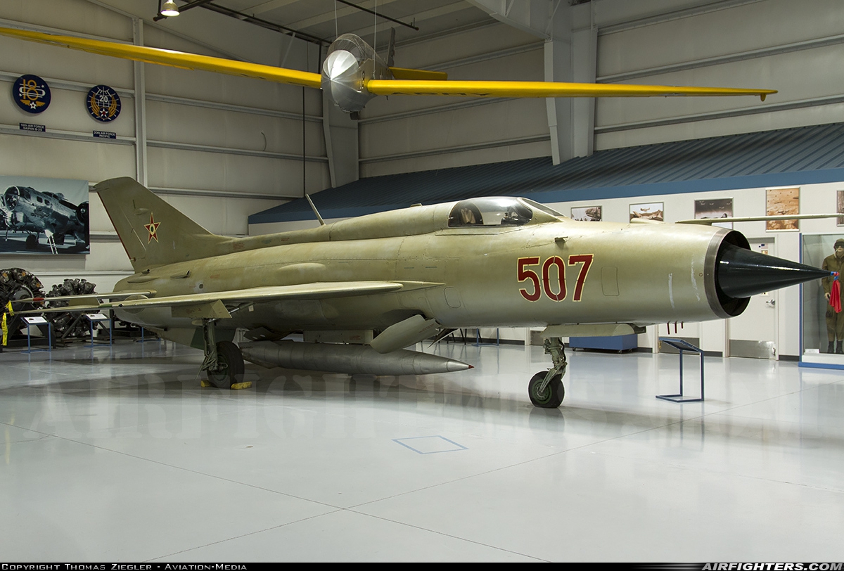 Hungary - Air Force Mikoyan-Gurevich MiG-21PF 507 at Mesa - Falcon Field (MSC / FFZ), USA