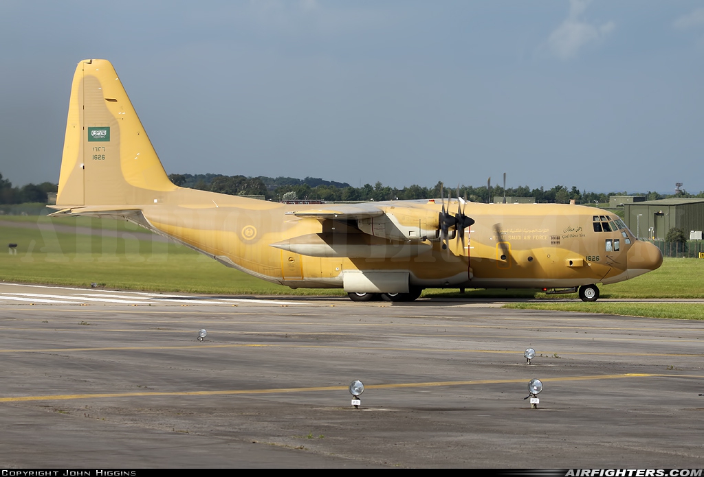 Saudi Arabia - Air Force Lockheed C-130H Hercules (L-382) 1626 at Waddington (WTN / EGXW), UK