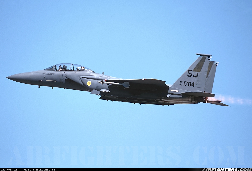 USA - Air Force McDonnell Douglas F-15E Strike Eagle 88-1704 at Goldsboro - Seymour Johnson AFB (GSB / KGSB), USA