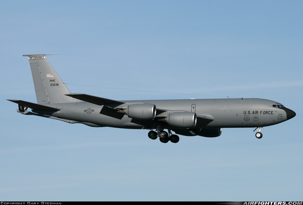 USA - Air Force Boeing KC-135R Stratotanker (717-148) 62-3538 at Mildenhall (MHZ / GXH / EGUN), UK