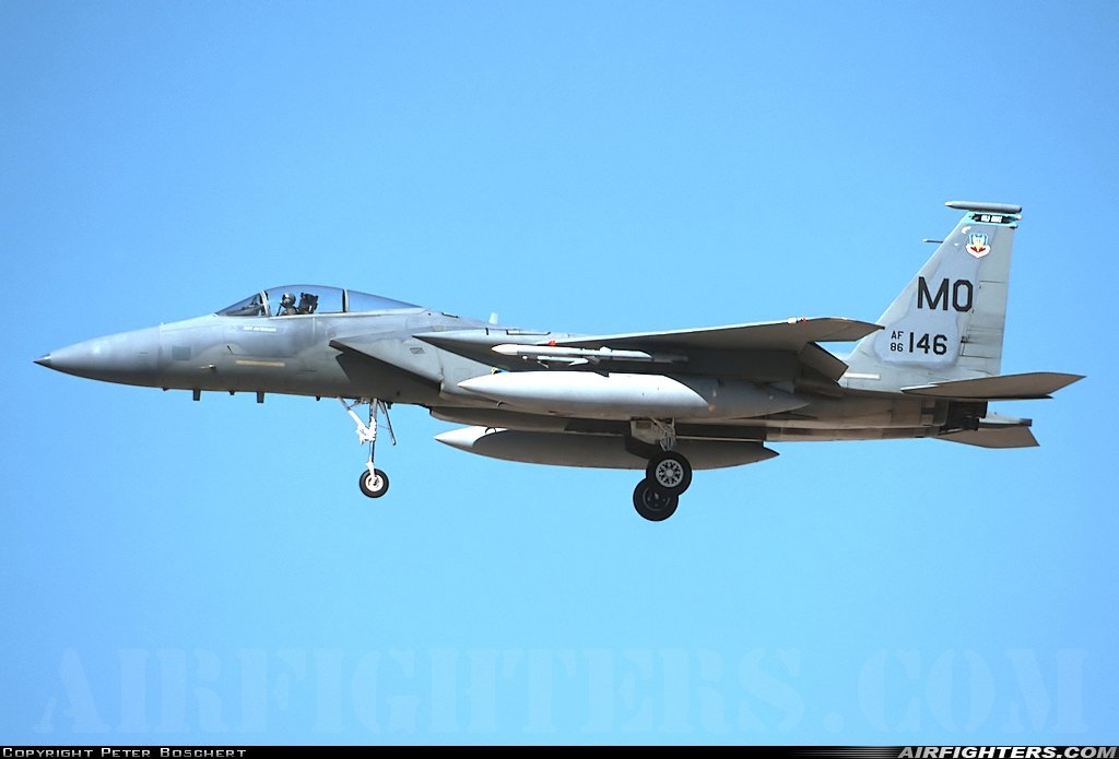 USA - Air Force McDonnell Douglas F-15C Eagle 86-0146 at Las Vegas - Nellis AFB (LSV / KLSV), USA