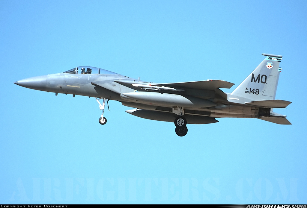 USA - Air Force McDonnell Douglas F-15C Eagle 86-0148 at Las Vegas - Nellis AFB (LSV / KLSV), USA