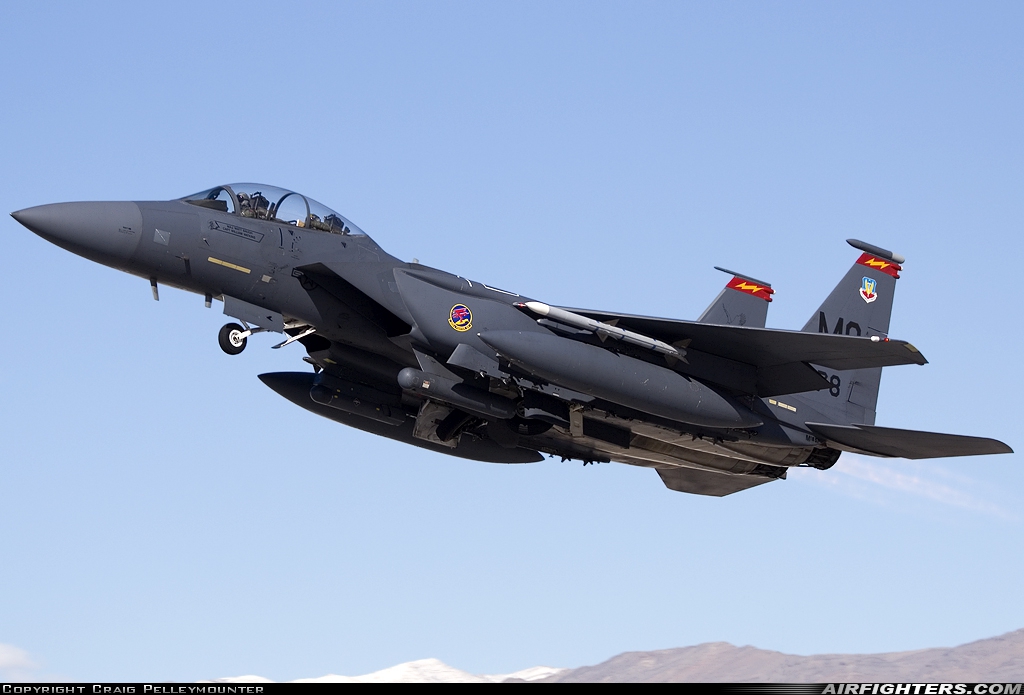 USA - Air Force McDonnell Douglas F-15E Strike Eagle 88-1678 at Las Vegas - Nellis AFB (LSV / KLSV), USA