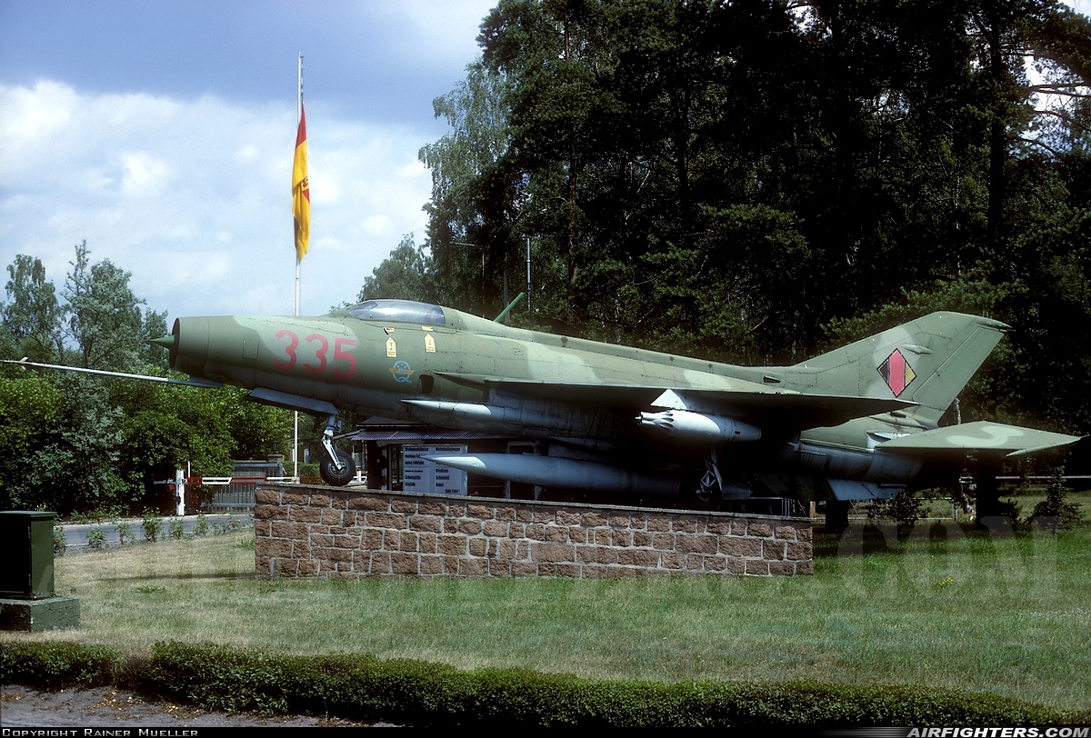 East Germany - Air Force Mikoyan-Gurevich MiG-21F-13 335 at Preschen, Germany
