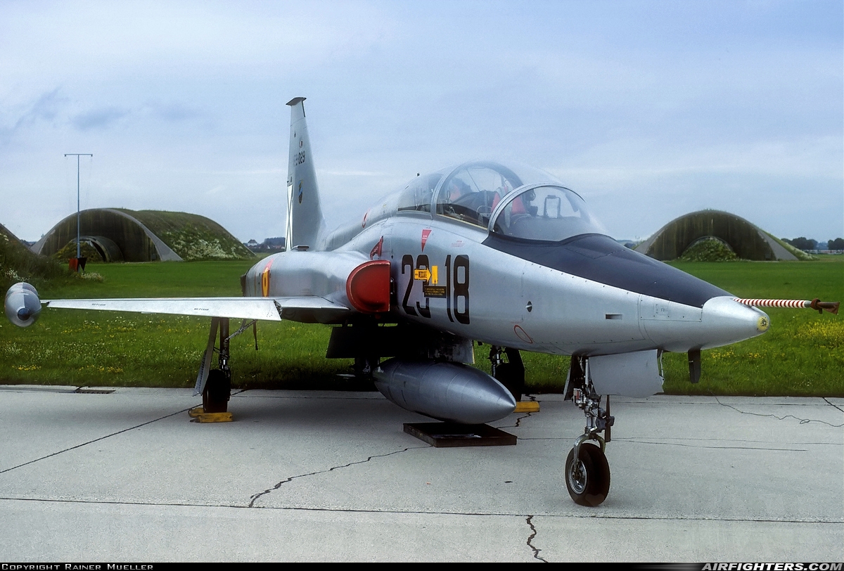 Spain - Air Force Northrop SF-5B Freedom Fighter AE.9-029 at Furstenfeldbruck (FEL / ETSF), Germany
