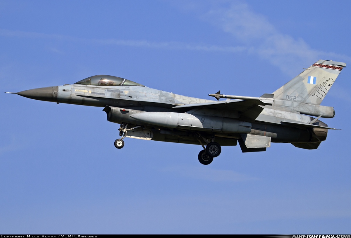 Greece - Air Force General Dynamics F-16C Fighting Falcon 062 at Kleine Brogel (EBBL), Belgium