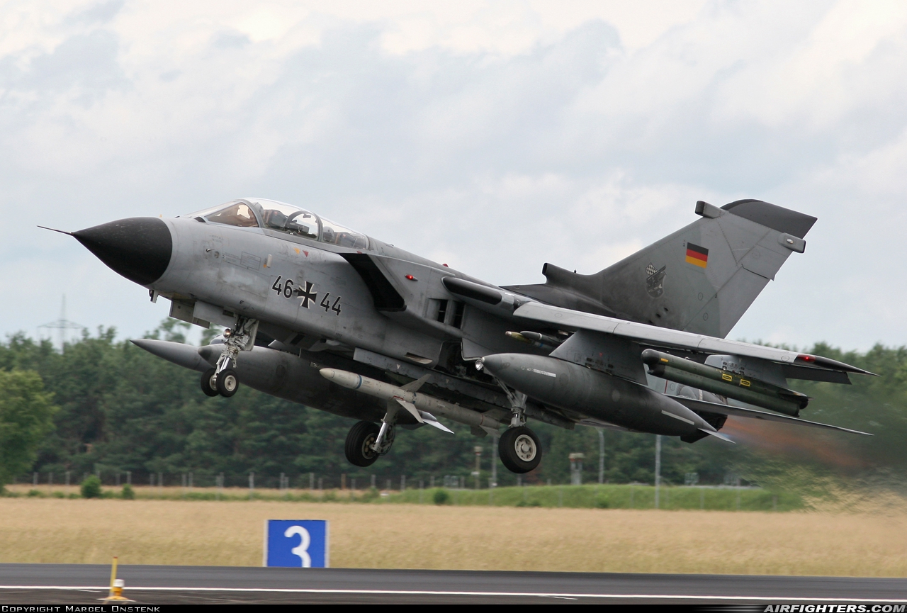 Germany - Air Force Panavia Tornado ECR 46+44 at Lechfeld (ETSL), Germany