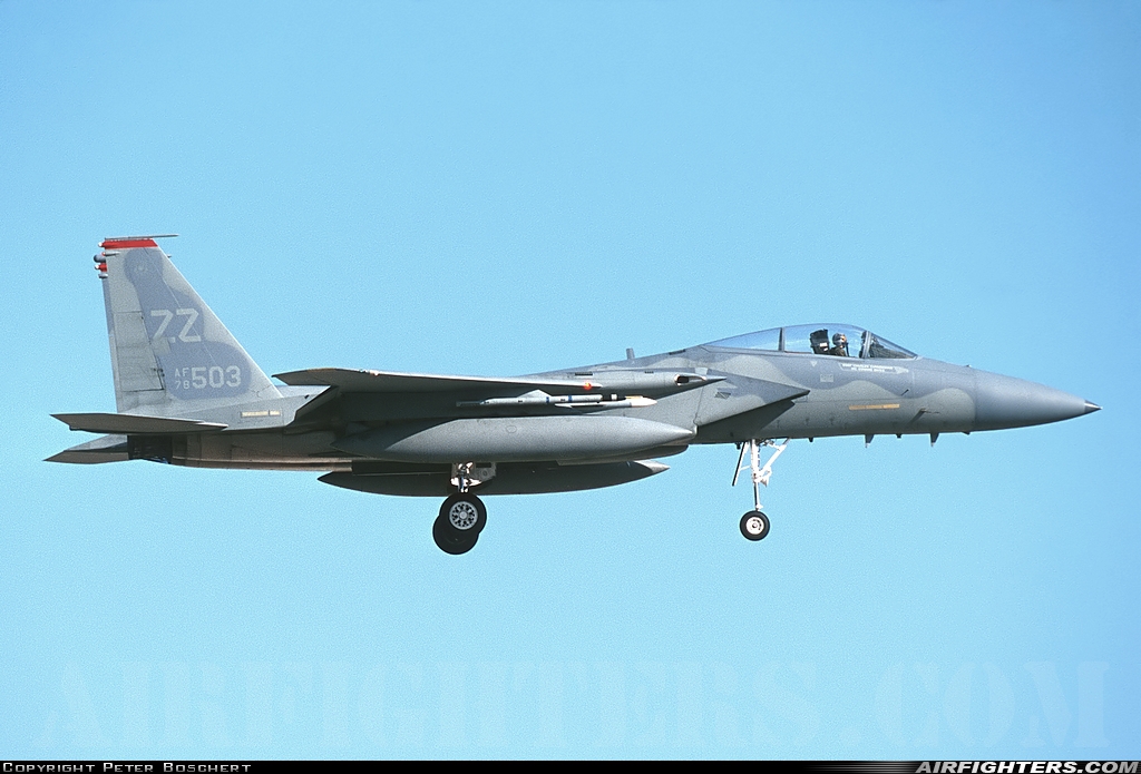 USA - Air Force McDonnell Douglas F-15C Eagle 78-0503 at Las Vegas - Nellis AFB (LSV / KLSV), USA
