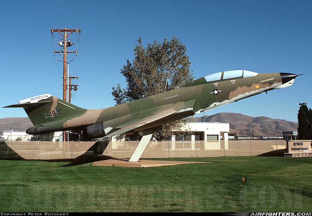 USA - Air Force McDonnell RF-101B Voodoo 59-0483 at Reno / Tahoe - Int. (Cannon) (RNO / KRNO), USA
