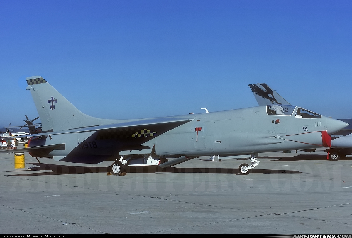 Private - Thunderbird Aviation Vought F-8K Crusader N19TB at San Diego - Miramar MCAS (NAS) / Mitscher Field (NKX / KNKX), USA