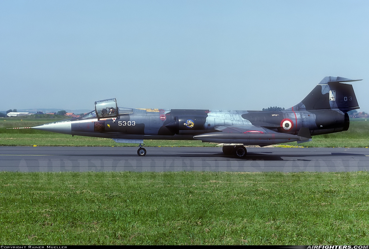 Italy - Air Force Lockheed F-104S Starfighter MM6810 at Cambrai - Epinoy (LFQI), France