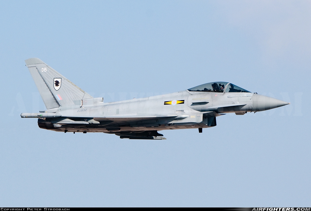 UK - Air Force Eurofighter Typhoon FGR4 ZJ932 at Sakhir Air Base (OBKH), Bahrain