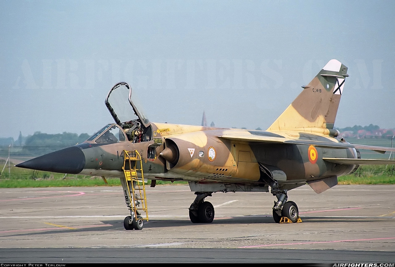 Spain - Air Force Dassault Mirage F1CE C.14-18 at Cambrai - Epinoy (LFQI), France