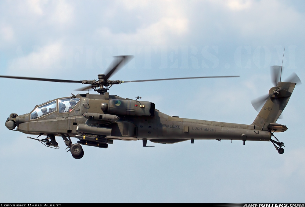 Netherlands - Air Force Boeing AH-64DN Apache Longbow Q-16 at Fairford (FFD / EGVA), UK