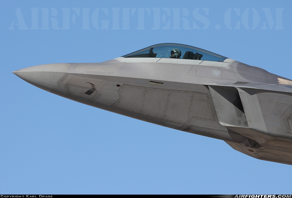 USA - Air Force Lockheed Martin F-22A Raptor 03-4049 at Las Vegas - Nellis AFB (LSV / KLSV), USA