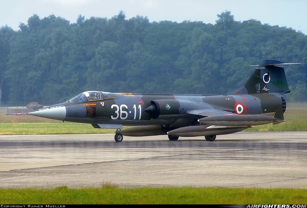 Italy - Air Force Lockheed F-104S Starfighter MM6807 at Enschede - Twenthe (ENS / EHTW), Netherlands