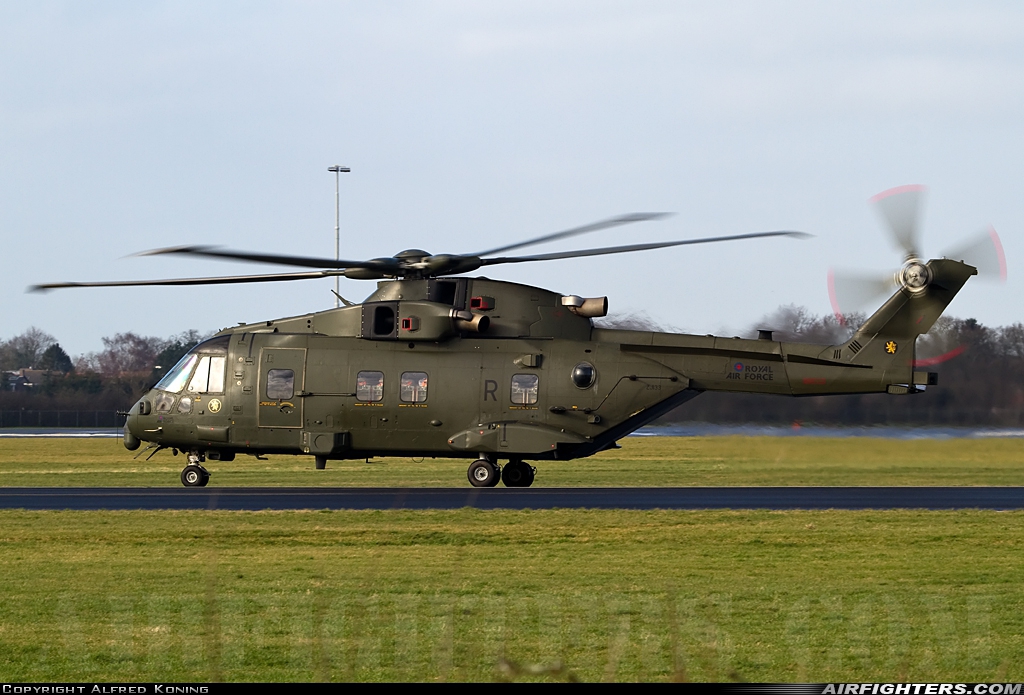 UK - Air Force AgustaWestland Merlin HC3 (Mk411) ZJ133 at Groningen - Eelde (GRQ / EHGG), Netherlands