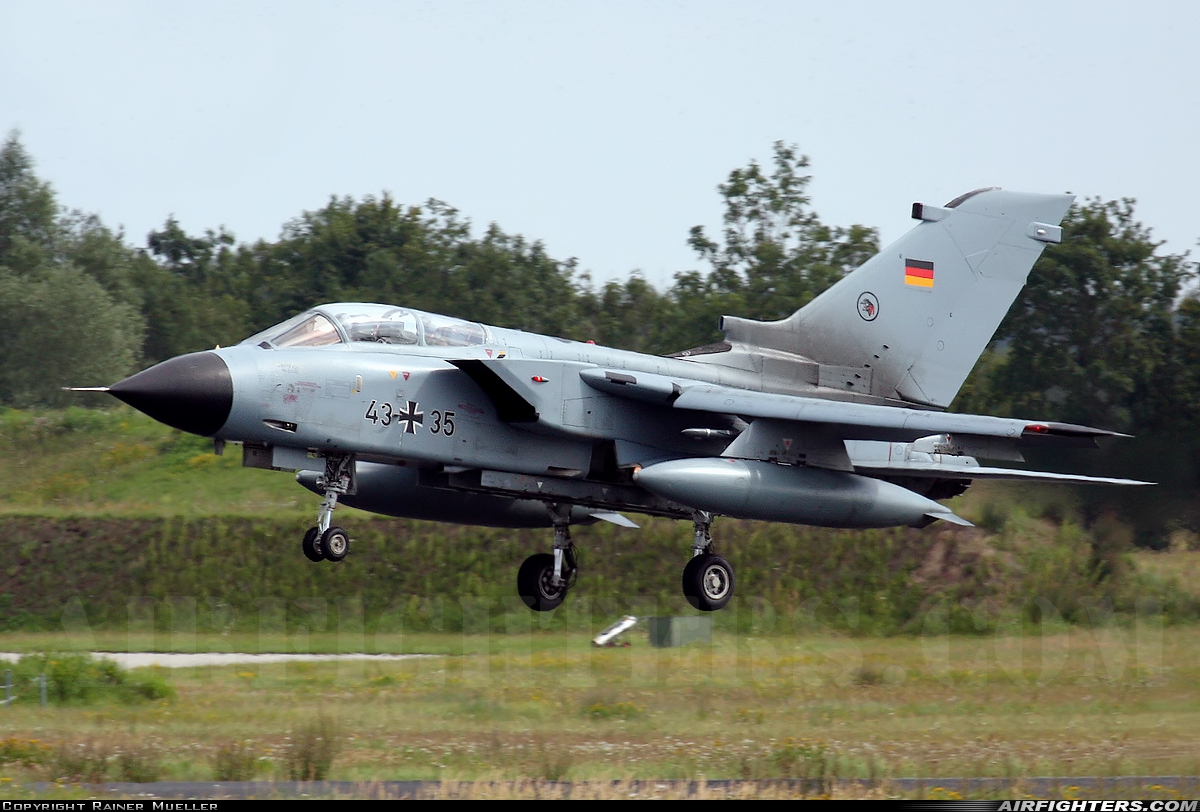 Germany - Air Force Panavia Tornado IDS 43+35 at Rostock - Laage (RLG / ETNL), Germany