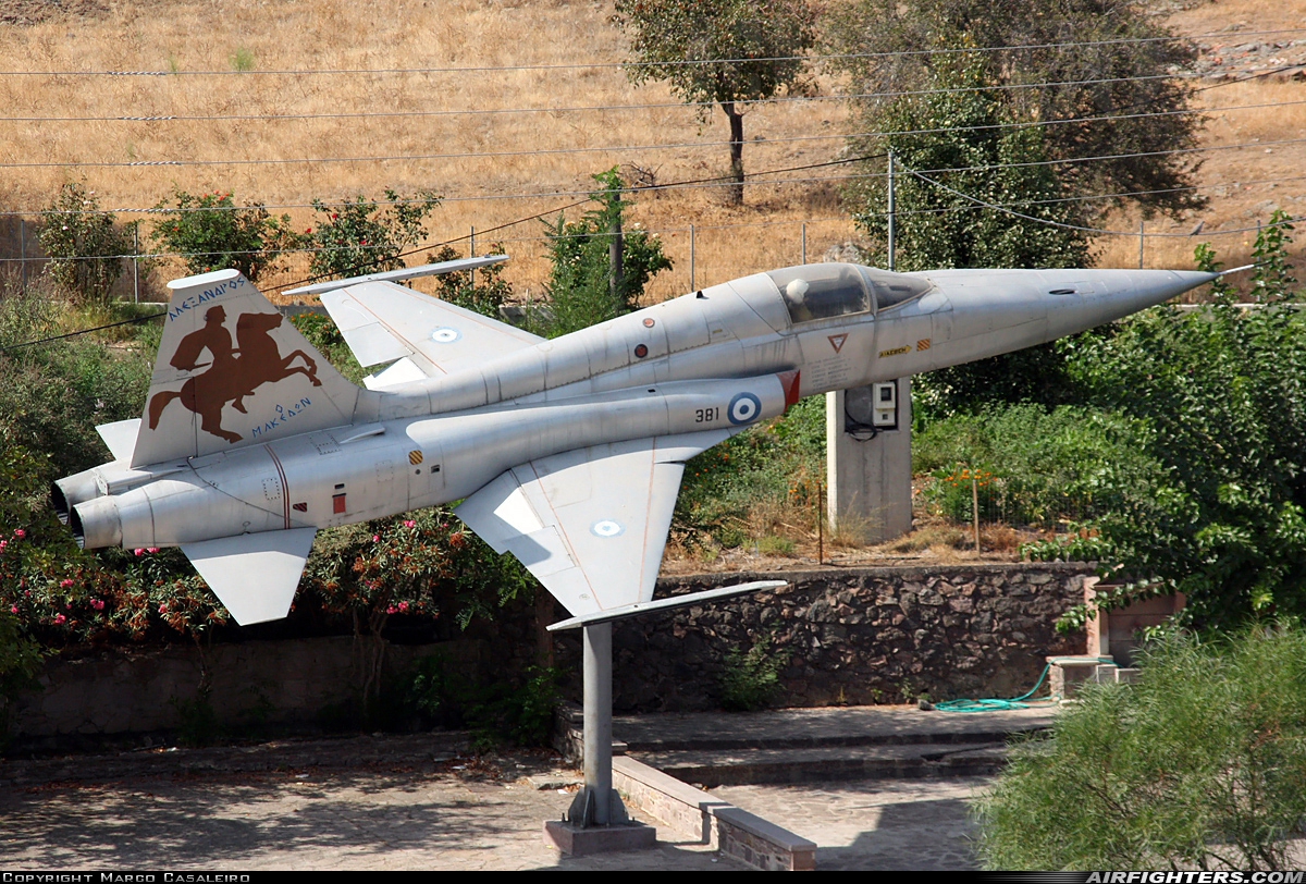 Greece - Air Force Northrop F-5A Freedom Fighter 38381 at Off-Airport - Mantamados, Greece